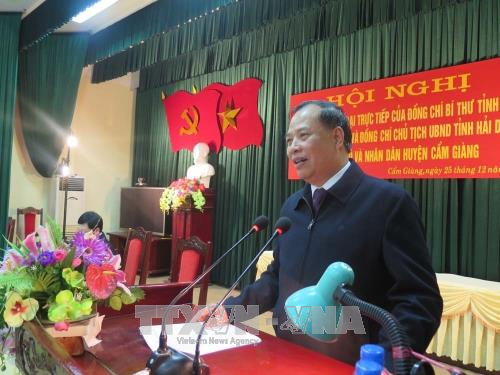 Hải Dương đối thoại tháo gỡ khó khăn trong xây dựng nông thôn mới ảnh 1